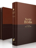 SOCIEDAD BIBLICA ESPAÑOLA SANTA BIBLIA RVR60 LETRA GRANDE COMPACTA CAFE CIERRE