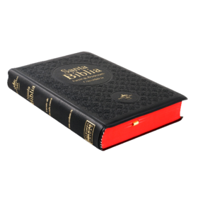 SOCIEDAD BIBLICA SANTA BIBLIA RVR60 FUENTE DE BENDICIONES NEGRO VINIL