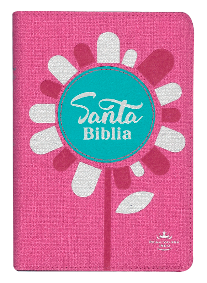 SANTA BIBLIA RVR60 ROSA FLOR