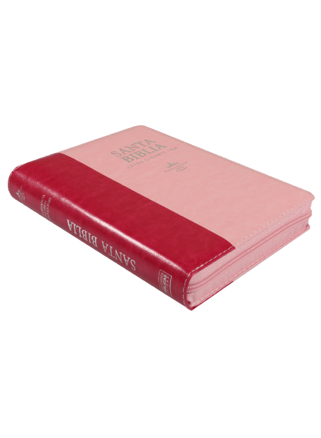 SANTA BIBLIA RVR60 LETRA SUPERGIGANTE CIERRE ROSA ROSA