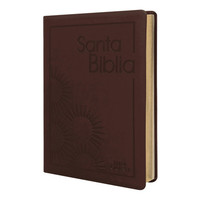 SANTA BIBLIA LETRA GIGANTE CAFE