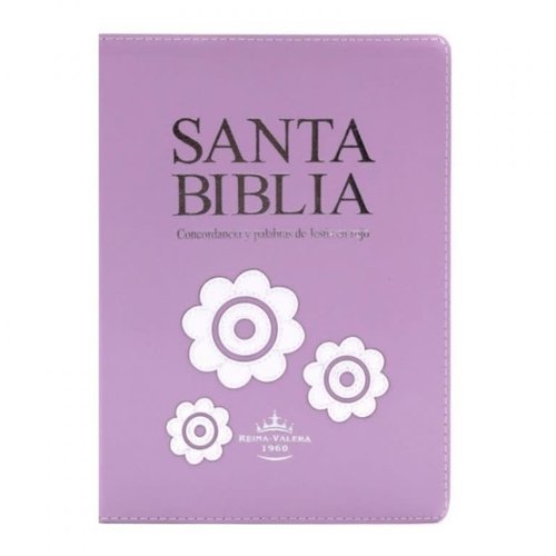 SOCIEDAD BIBLICA SANTA BIBLIA LETRA GIGANTE FLORES LILA SOCIEDAD BIBLICA SANTA BIBLIA LETRA GIGANTE FLORES LILA