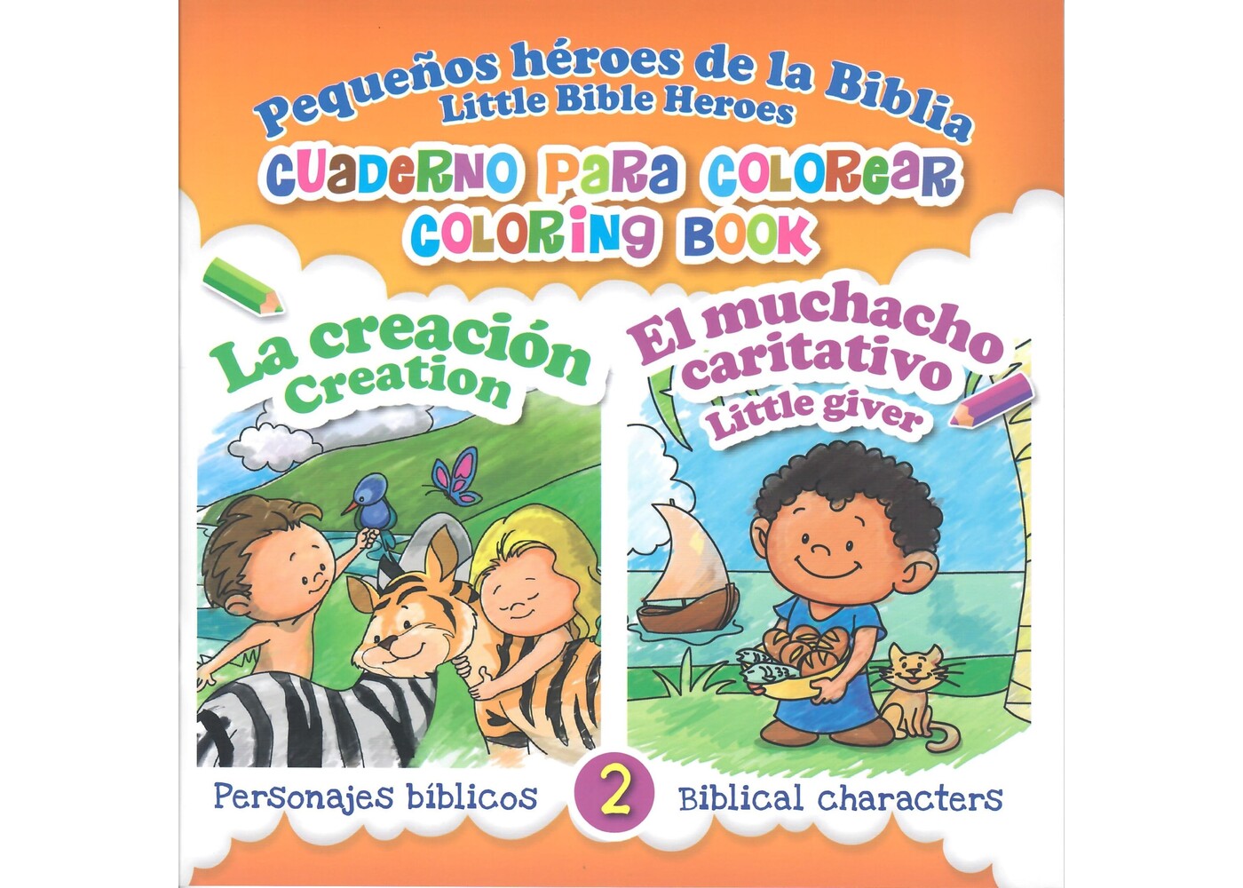 PRODUCCIONES PRATS Pequeños Héroes Colorear La Creación / Muchacho Caritativo