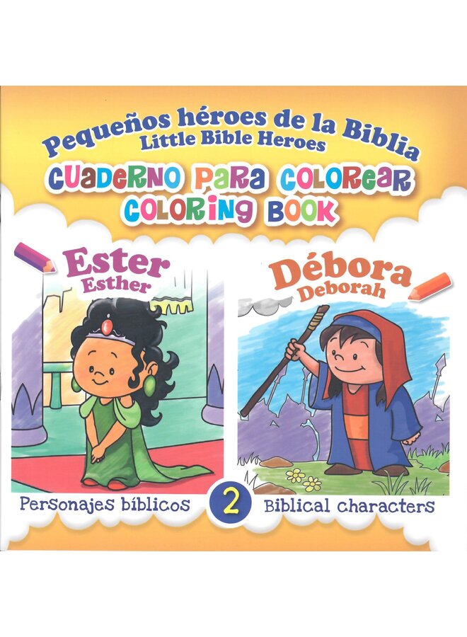 Pequeños Héroes Colorear  Ester / Débora