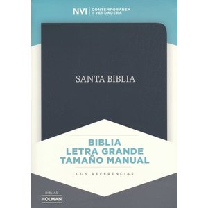 BROADMAN AND HOLMAN SANTA BIBLIA NVI  LETRA GRANDE NEGRO