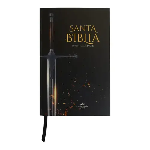 MUNDO BIBLIA SANTA BIBLIA RVR60 ESPADA LETRA GRANDE  NEGRO