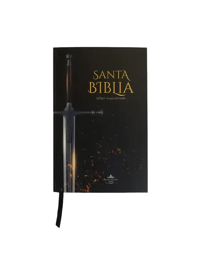 SANTA BIBLIA RVR60 ESPADA LETRA GRANDE  NEGRO