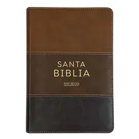 SANTA BIBLIA RV2020 LETRA GRANDE TROCOLOR CAFE