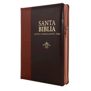 SOCIEDAD BIBLICA BIBLIA LETRA SUPER GIGANTE INDICADORES CIERRE NEGRO CON CAFE