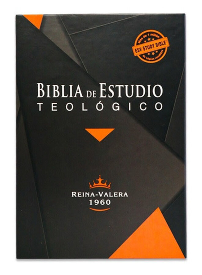 Biblia de Estudio Teológico Reina Valera 1960 Grande Letra Grande Piel Genuina Negro [RVR089cLGEETI-BET]