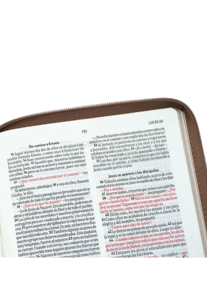 Biblia Ultrafina Nvi - Marron - Con Zipper
