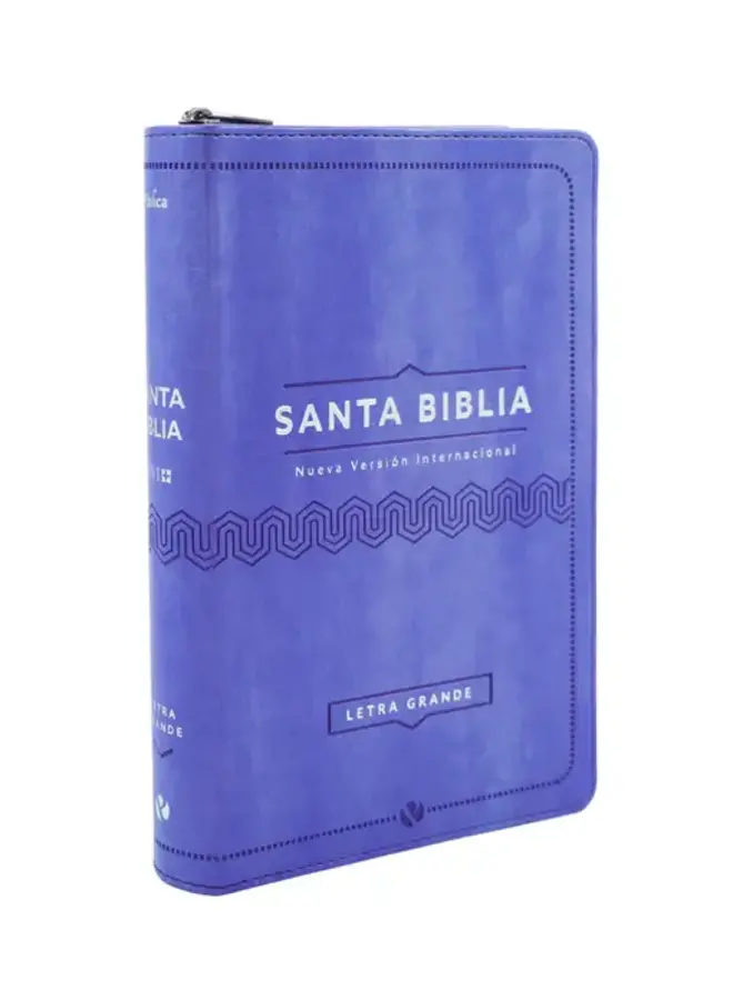 Biblia NVI - Letra Grande - Lila - Con cierre