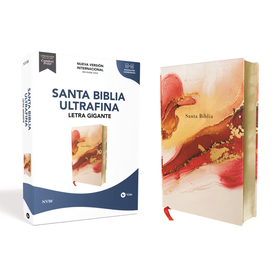 EDITORIAL VIDA Biblia NVI,  Tapa dura/Tela Flores, Letra Gigante, Texto revisado 2022
