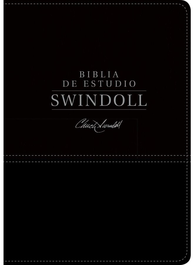 BIBLIA DE ESTUDIO SWINDOLL NTV SINTIPIEL NEGRO