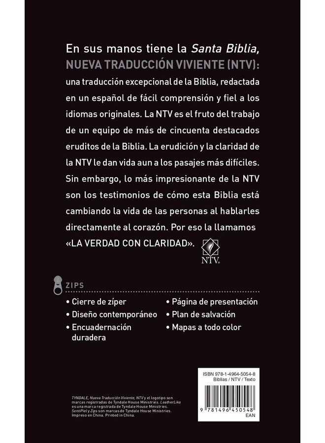 Santa Biblia NTV, Edición zíper, Leon