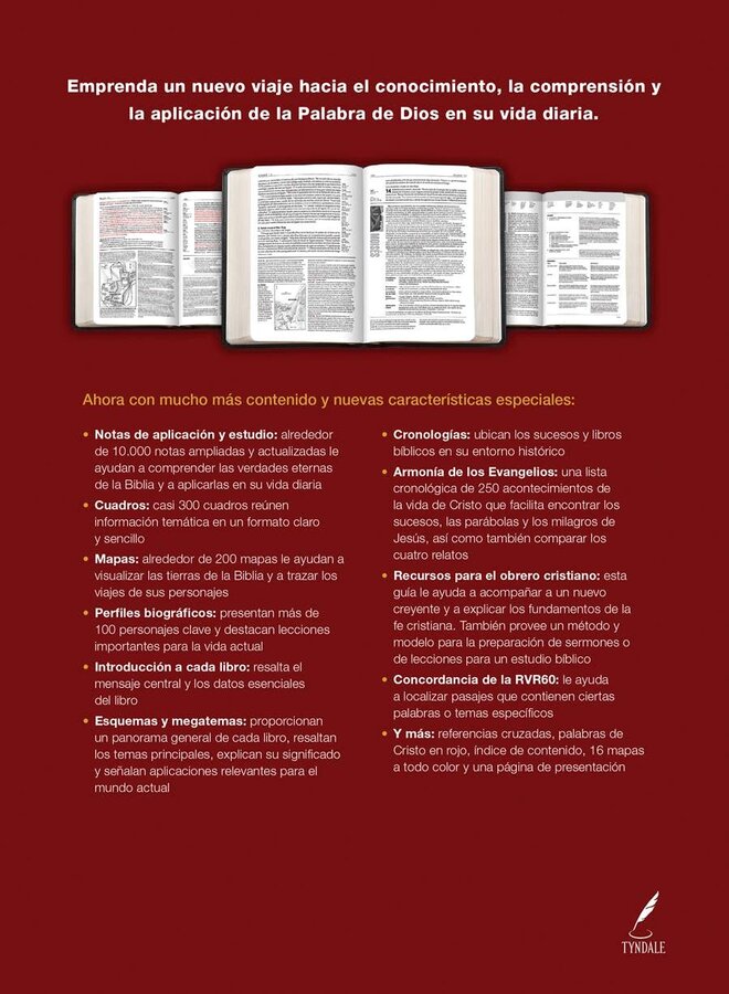 Biblia de estudio del diario vivir RVR60 Café Indicadores