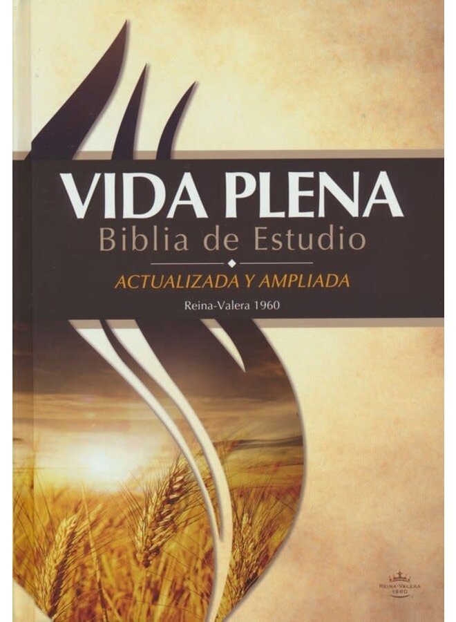 Biblia de Estudio RVR 1960 Vida Plena Actualizada, Tapa Dura