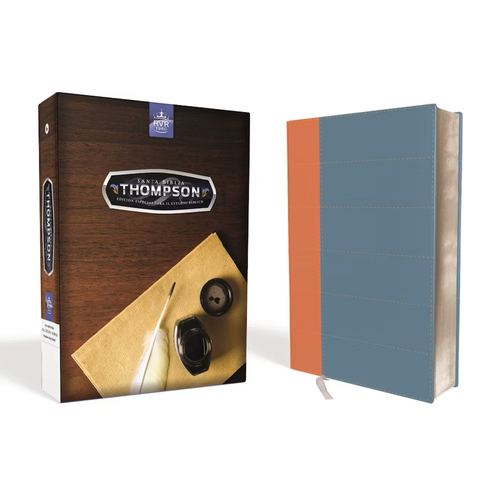 EDITORIAL VIDA Biblia Thompson Reina Valera 1960 edición especial para el estudio bíblico, Leathersoft, Azul/Beige EDITORIAL VIDA Biblia Thompson Reina Valera 1960 edición especial para el estudio bíblico, Leathersoft, Azul/Beige