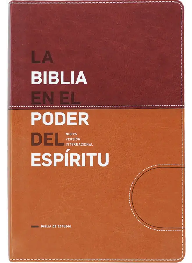 Biblia NVI poder del Espíritu - Café / Marrón