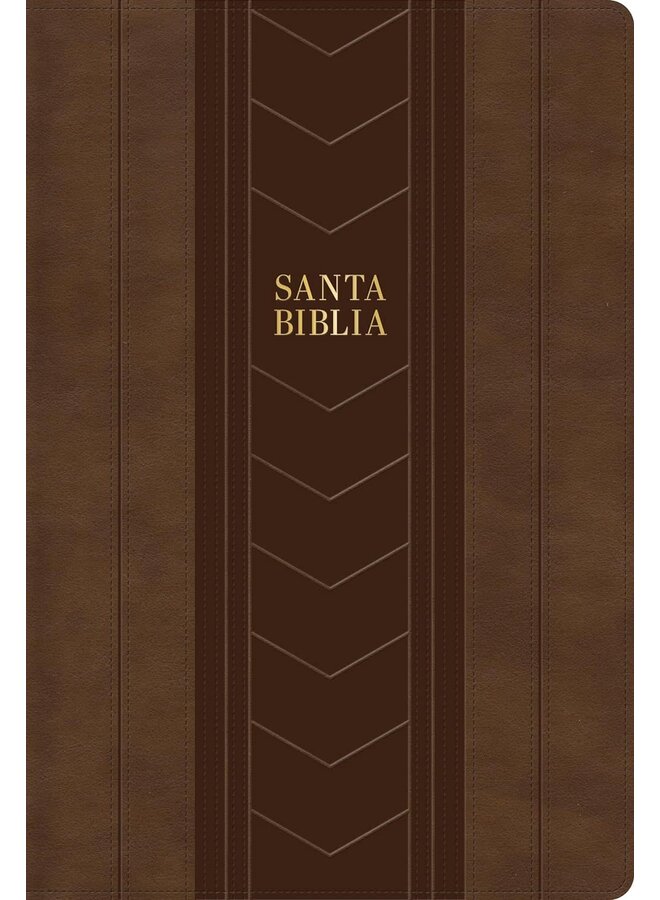 RVR 1960 Biblia letra grande tamaño manual edición especial, marrón símil piel