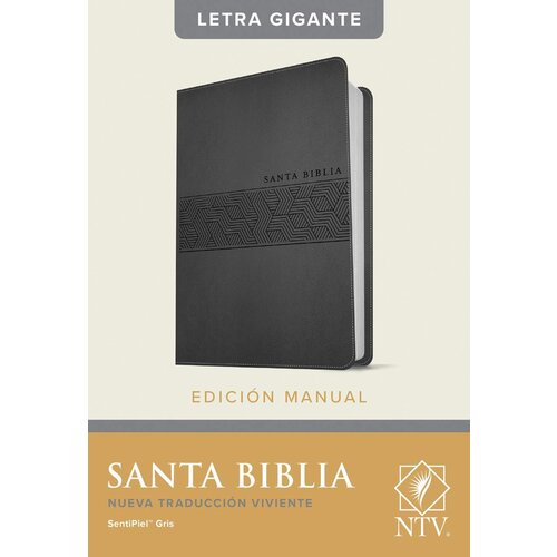 TYNDALE ESPANOL Santa Biblia NTV, Edición manual, letra gigante, Gris