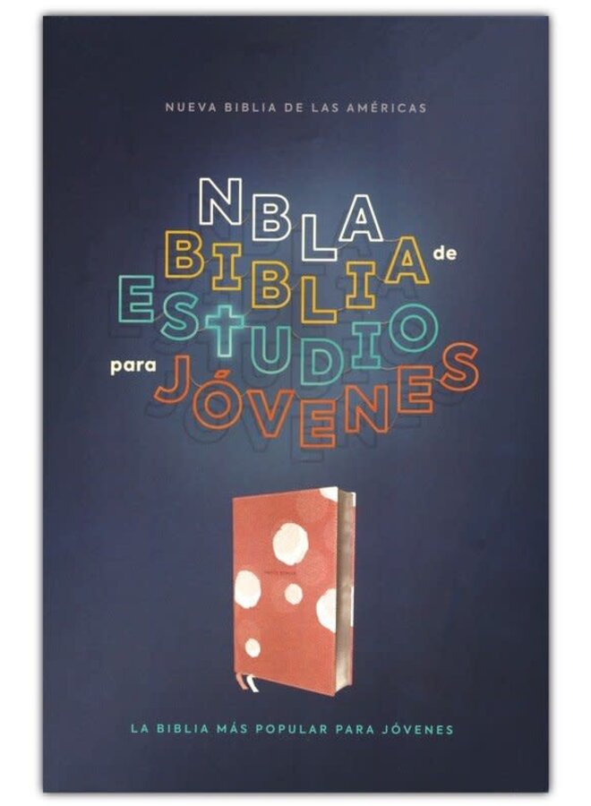 NBLA, Biblia de Estudio para Jóvenes, Leathersoft, Color durazno, Comfort Print