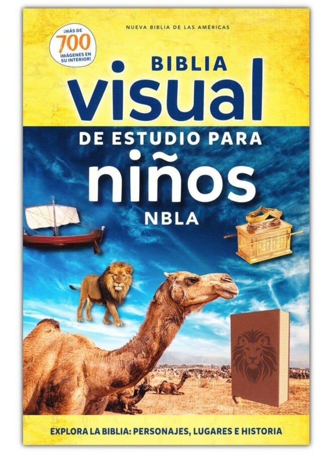 NBLA, Biblia visual de estudio para niños, León, Café