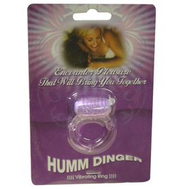 Humm Dinger Humm Dinger Dual Vibrating Cock Ring (purple)