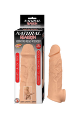 Nasstoys Natural Realskin Vibrating Penis Xtender - White