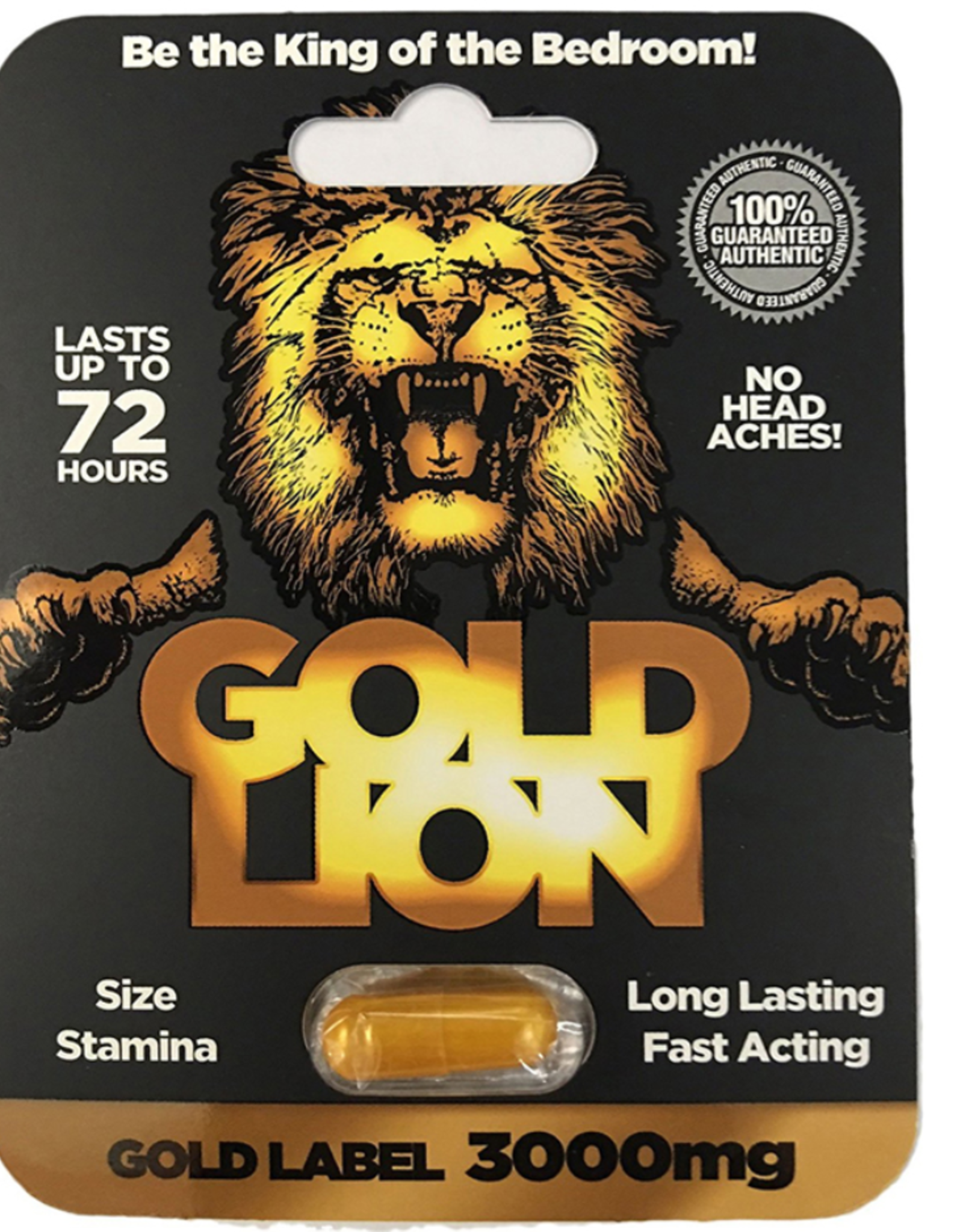 Gold Lion Male Enhancement Pill