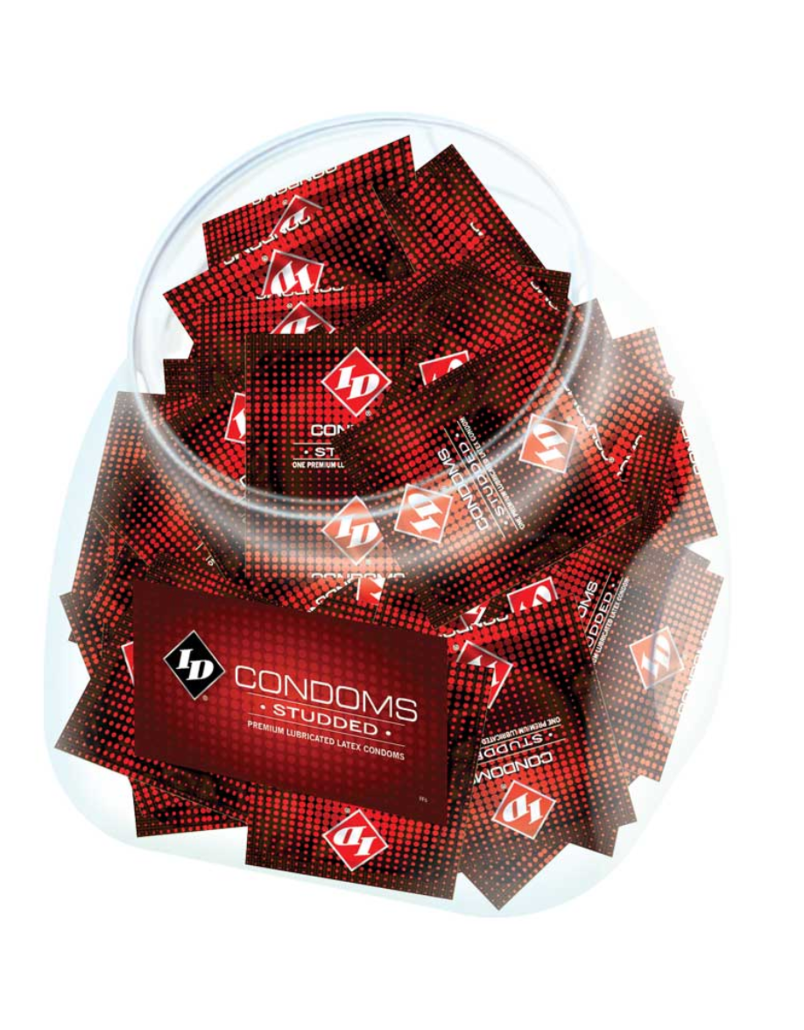 ID Studded Condom Jar Single