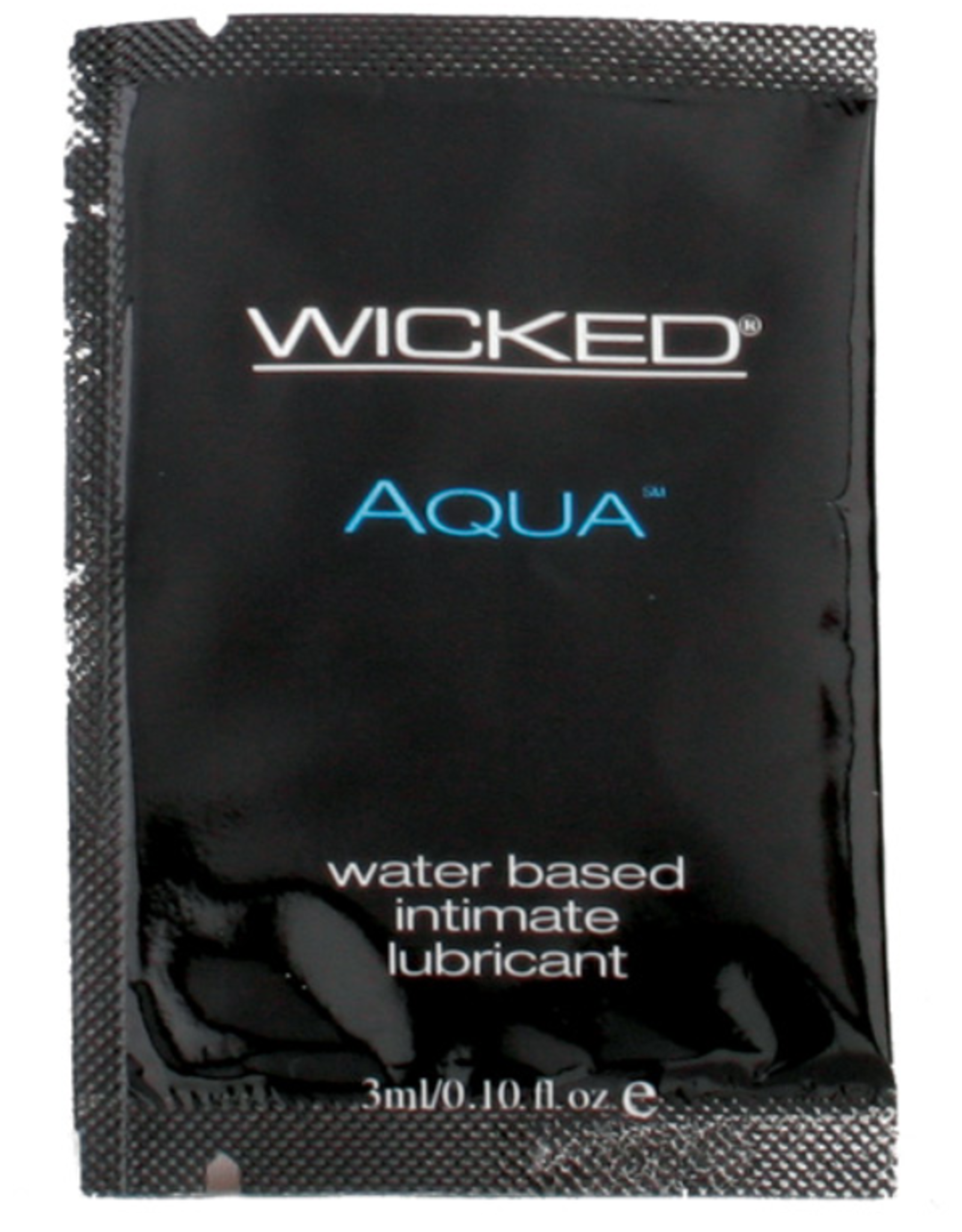 Wicked Sensual Care Aqua Water Based Lubricant - .1 oz Fragrance Free