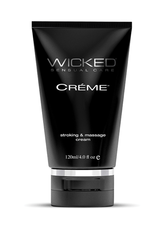 Wicked Wicked Sensual Care Creme Masturbation Cream for Men Silicone Based - 4 oz