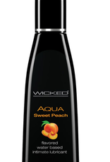 Wicked Sensual Care Water Based Lubricant - 4 oz Sweet Peach