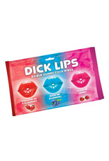 Hott Products Dick Lips Gummy Cock Rings 3Pk