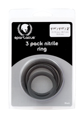 Nitrile Toy Cock Ring Set 3 Piece