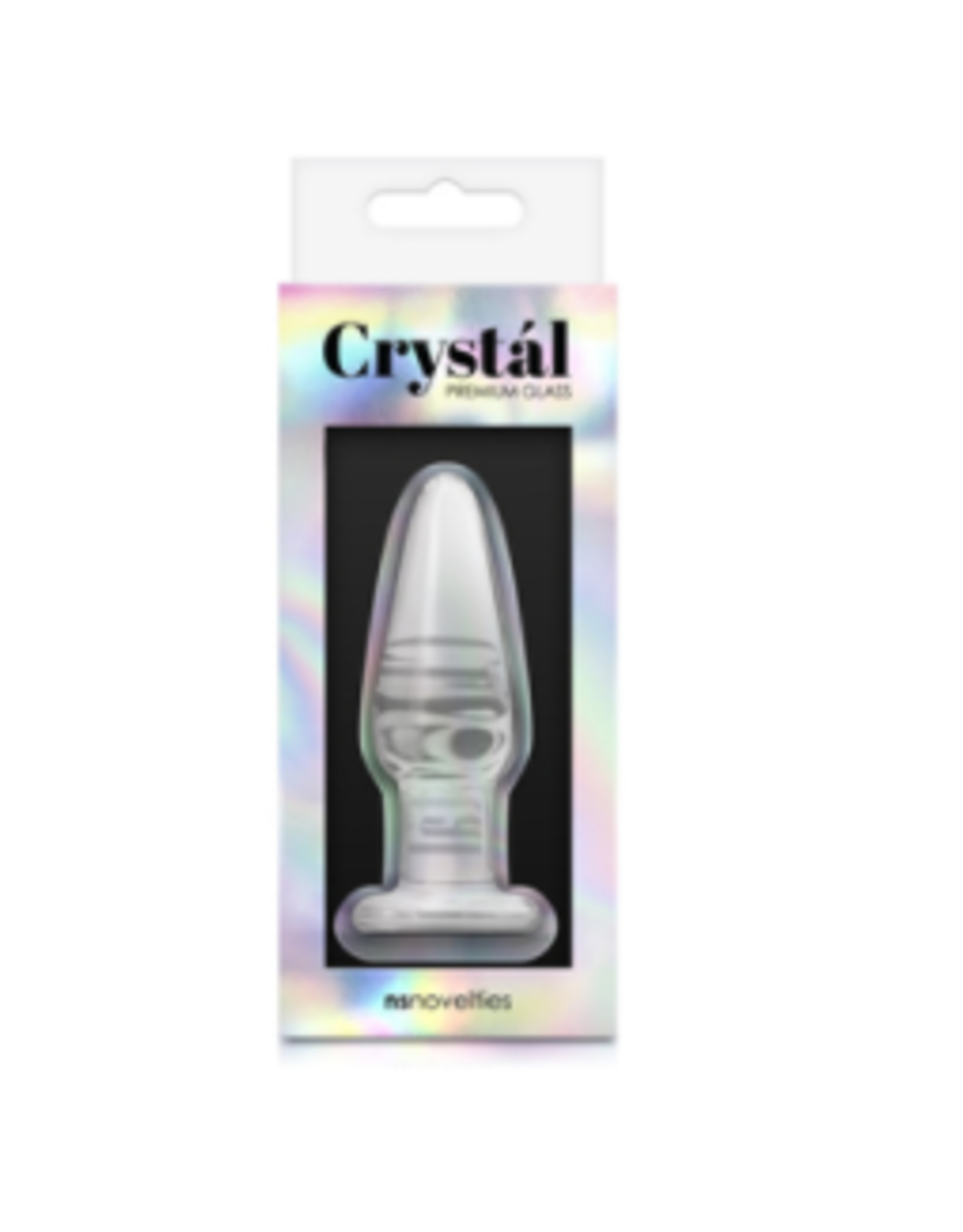 Crystal Tapered Plug Small Clear