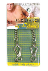 Spartacus Spartacus Endurance Nipple Clamps with Curbed Chain