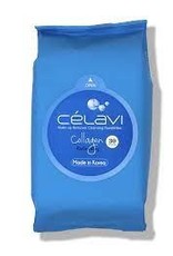 CELAVI COLLAGEN MAKE UP REMOVER CLEANSING TOWELETTES 30 SHEETS