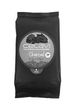 CELAVI CHARCOAL MAKE UP REMOVER CLEANSING TOWELETTES 30 SHEETS