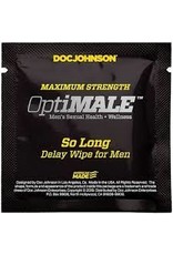 Doc Johnson OPTIMALE So Long Delay Wipes for Men