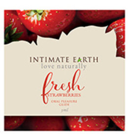 Intimate Earth Lubricant Foil - 3 ml Fresh Strawberries