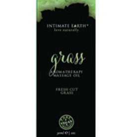 Intimate Earth Massage Oil Foil - 30ml Grass