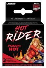 LifeStyles Rough Rider Hot Passion Condoms with Warming Lubricant (3 Pack)
