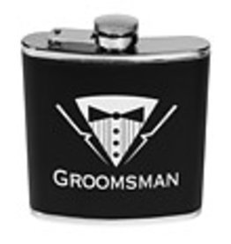 Hott Products Groomsman Flask