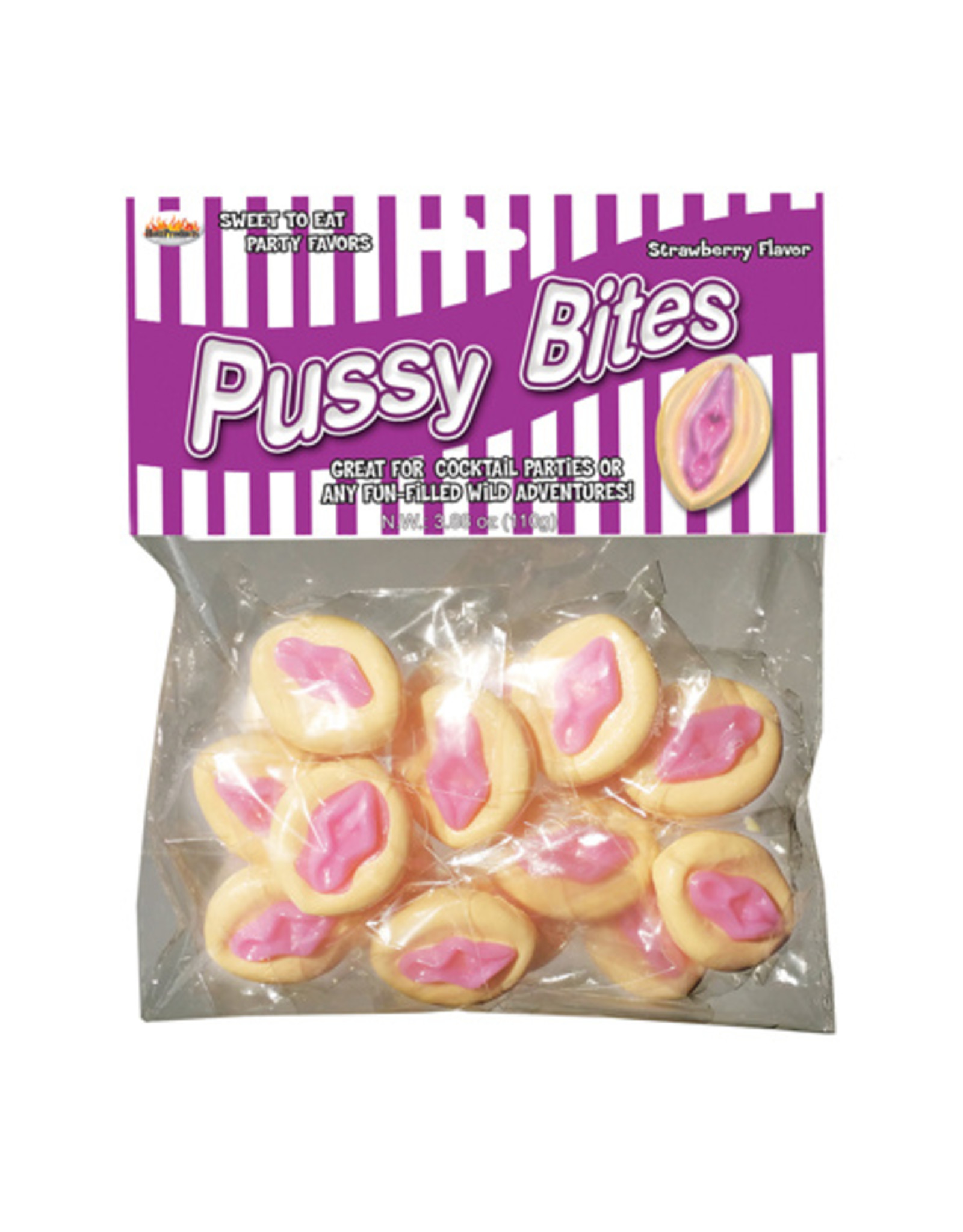 Hott Products Pussy Bites Strawberry Flavor