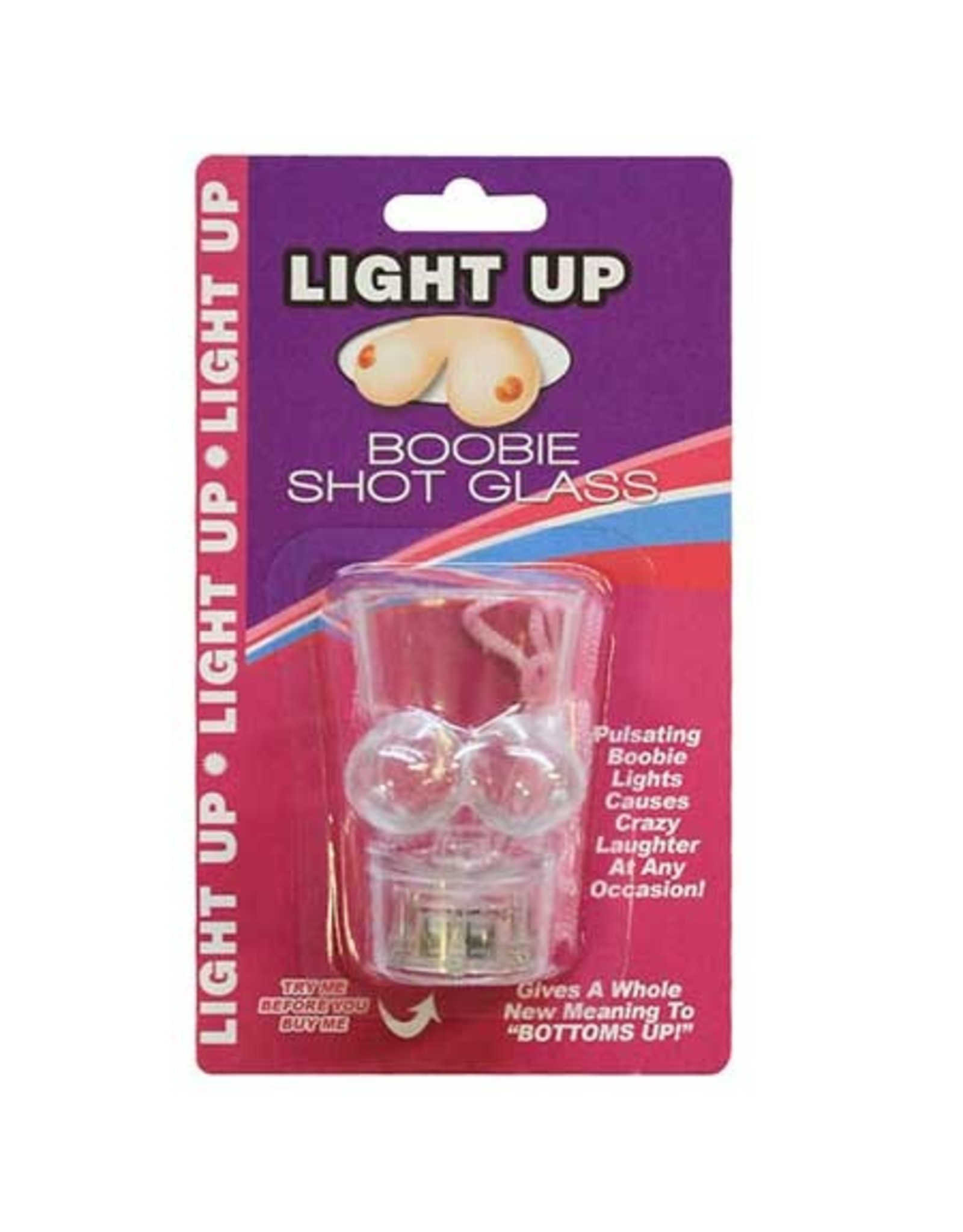 Hott Products Light up Boobie Shot Glass with String