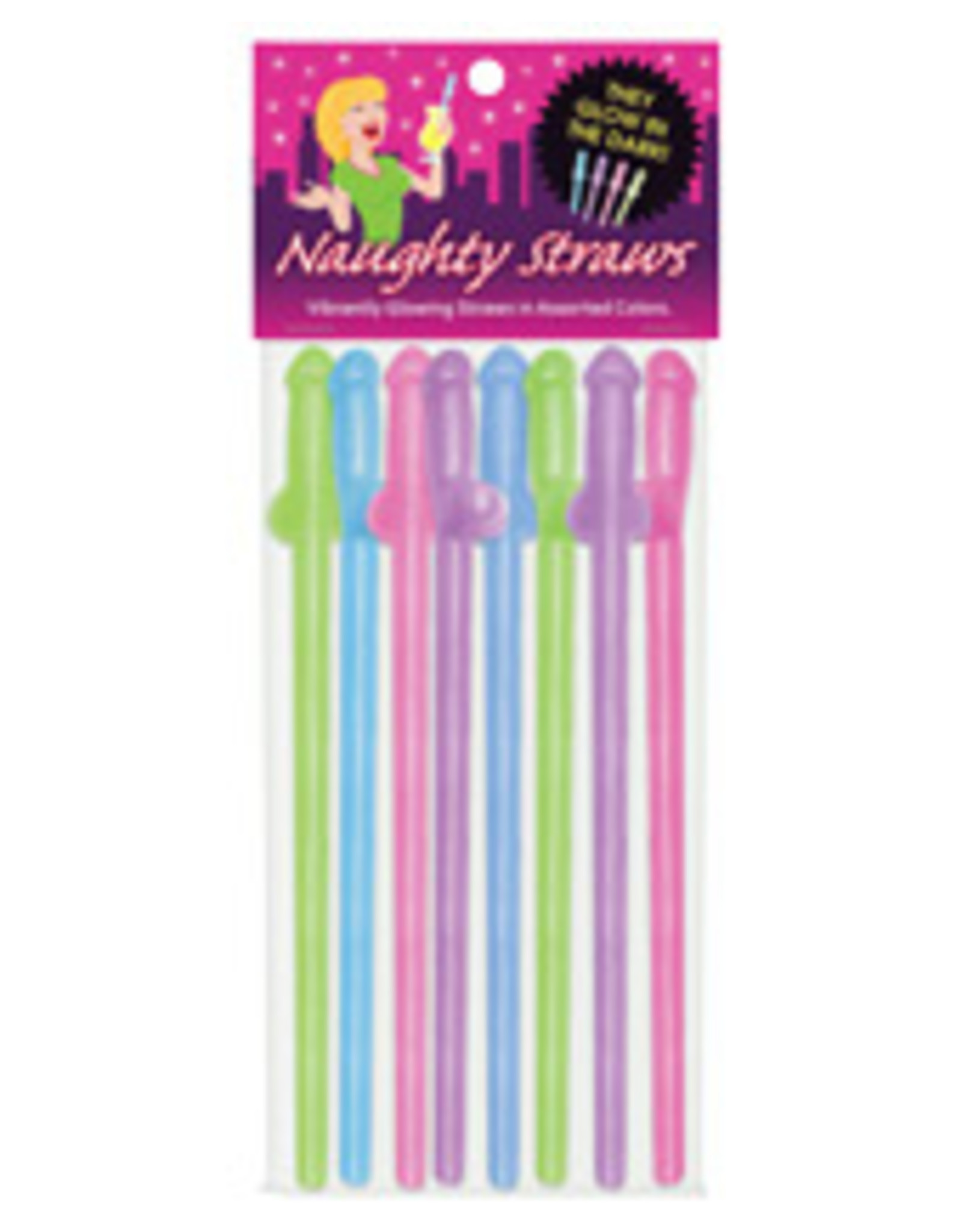 Kheper Games Rainbow Straws Penis Glow in the Dark