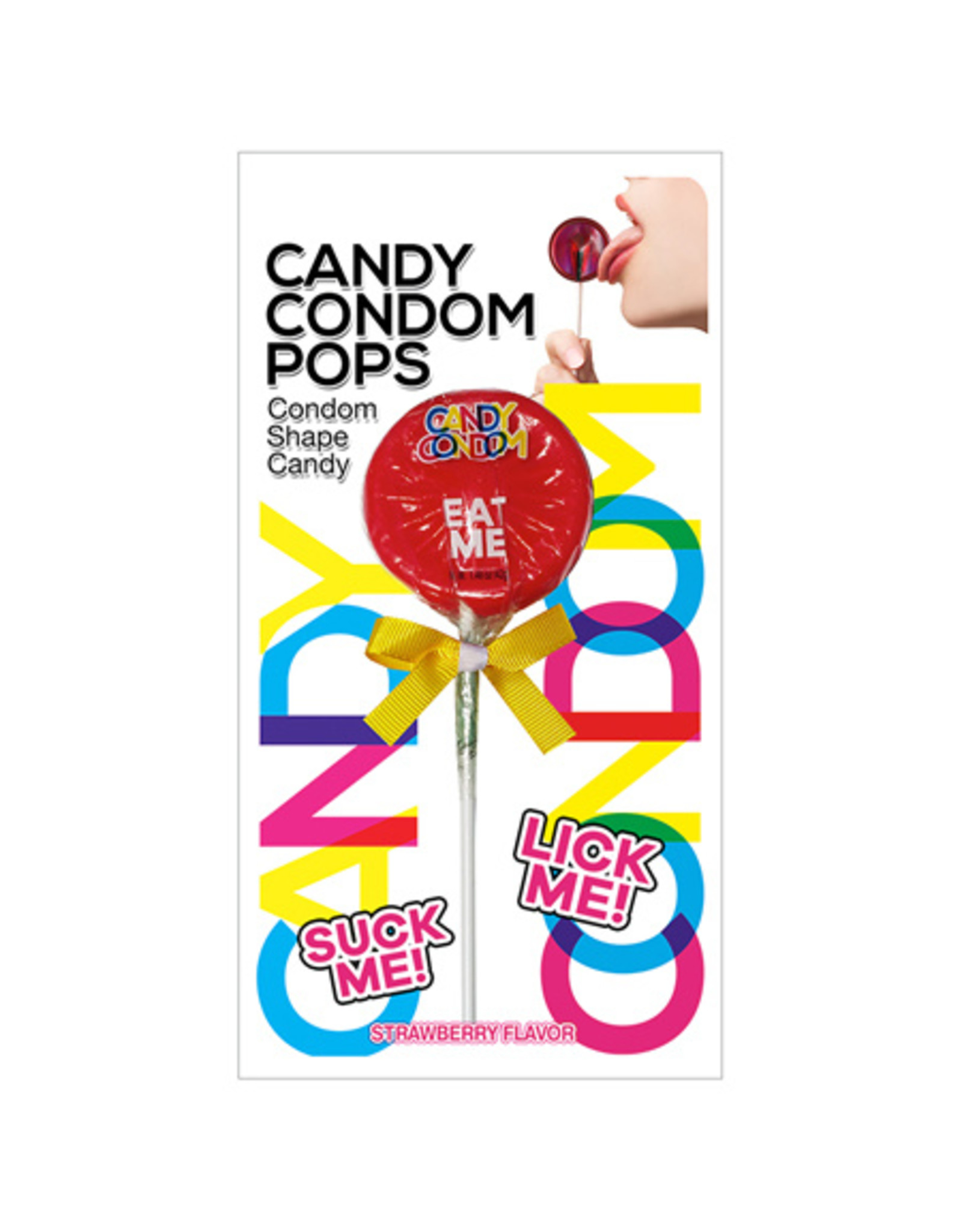 Candy Condom Pop Strawberry