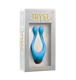 Doc Johnson TRYST V2 Bendable Multi Erogenous Zone Massager with Remote Teal